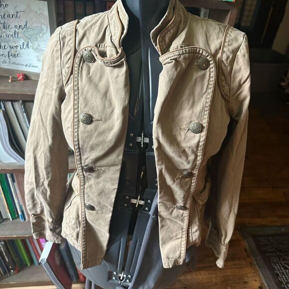 Ana Jackets & Blazers - Ana tan military minimalist PM minimalist classic jacket